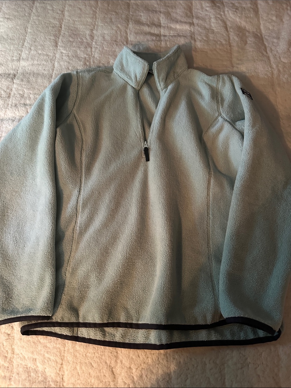 Helly Hansen Light Blue Fleece Quarter-Zip Pullover